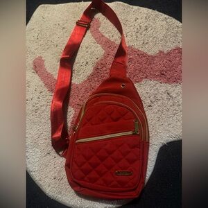 Red Crossbody Bag